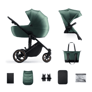 kombinovaný kočárek PRIME 2 2v1 2023 Dark Green