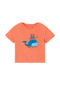 s. Olive r Camiseta orange