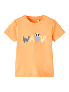 Camiseta Nbmjinus Mock Orange