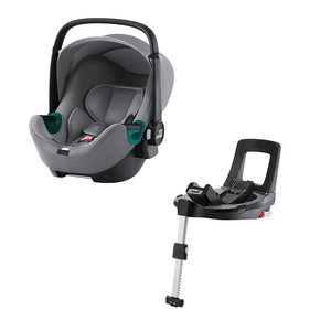 Silla portabebés Baby-Safe 3 i-Size Frost Grey con base isofix Flex Base 5Z