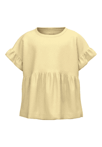 T-skjorte Nmfvavina Double Cream
