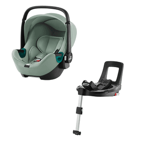 Silla portabebés Baby-Safe 3 i-Size Jade Green con base isofix Flex Base 5Z