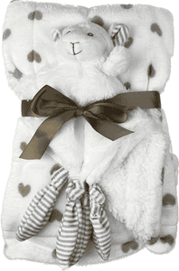 Coperta Cottage Baby Set con scialle Snuffle Pecora