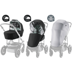 Diamond Moustiquaire et habillage pluie pour poussette Smile 5Z