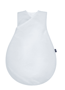 Wickel-Mäxchen Flachgewebe light blue striped