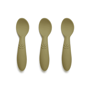 Set 2 cucchiai per bambini Ella, Olive green