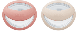 Schnuller MommyFeel, 0-9 Monate, rot/beige