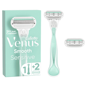 Gillette® Venus Rasierapparat Smooth Sensitive mit 2 Klingen