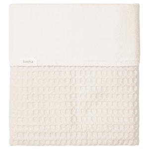 cotton natural Manta para bebé Fleece Amsterdam 75 x 100 cm
