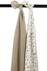 Muslin Swaddle confezione da 2 macchie Sand