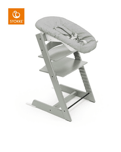 Tripp Trapp® Hochstuhl Buche Glacier Green inkl. Newborn Set™  Grey