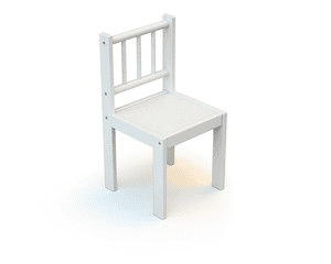 Chaise enfant hêtre blanc