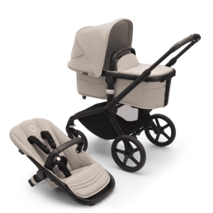 Kinderwagen Fox 5 mit Liegewanne und Sitz Black/Desert Taupe