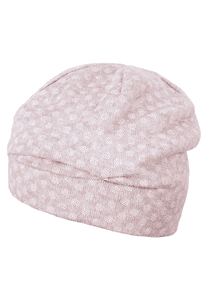 Berretto Slouch, a pois rosa