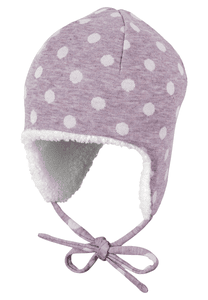 Cappello Inca, a pois rosa