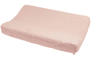 Vaihtolapun suojus Musslin Uni Soft Pink 50 x 70 cm 50 x 70 cm