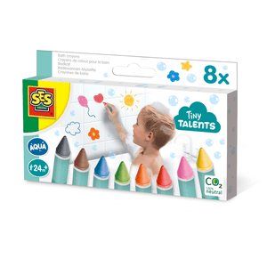 e Jouet de bain crayons de couleur 8 pièces
