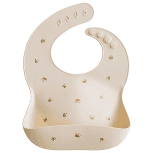 Bavoir bébé silicone Crowns