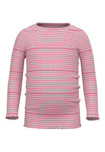 Langarmshirt Nmfvemma Pink Flambé