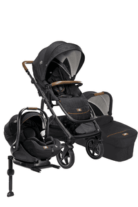 Kombikinderwagen Vinca 4in1 bestehend aus Babywanne, Sportsitz, Babyschale i-Level und Base LX Eclipse