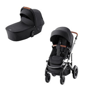 Britax Romer Poussette duo combinee 2en1 Smile 5Z Fossil Grey Green Sense Commander en ligne babymarkt