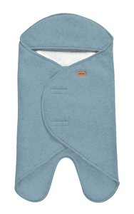 Baby deken Baby nomad e Dubbele fleece baltisch blauw wit