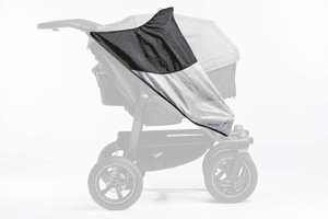 Sonnenschutz für Duo 2 als Geschwisterwagen für einen Sportsitz