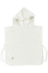 Poncho de bain enfant éponge uni Offwhite