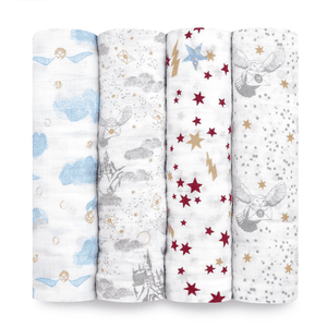 aden+anais™ Lange bébé maxi Harry Potter mousseline coton lot de 4