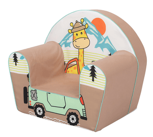 Kinderfauteuil - "Giraffe op tournee