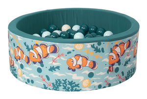 Piscina de bolas soft - " Clown fish" - 150 bolas