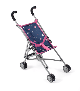 BAYER CHIC 2000 Mini Buggy ROMA Butterfly azul marino-rosa