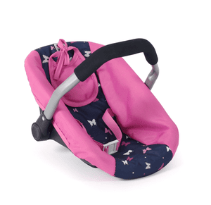 BAYER CHIC 2000 Autostoel voor poppen Butterfly navy-pink