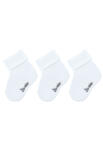 Babystrumpor 3-pack Uni Vit