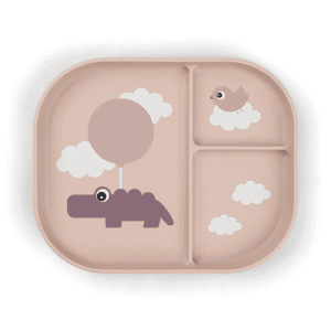 Plato menú Foodie Happy clouds Rosa