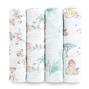 aden+anais™ Lange bébé maxi Le roi lion mousseline de coton lot de 4