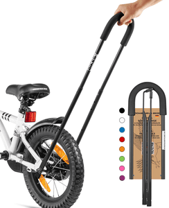 Duwstang voor kinderfiets, zwart