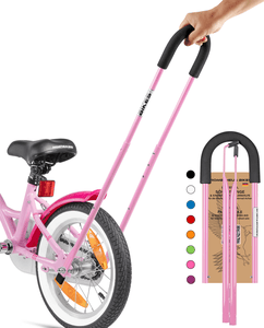 Duwstang voor kinderfiets, roze