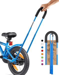 Duwstang voor kinderfiets, blauw