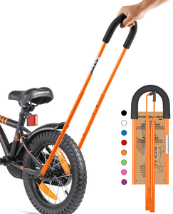 Duwstang voor kinderfiets, orange