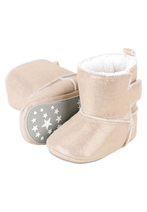 Zapato bebé purpurina rosa