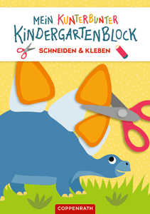 Mein kleiner Kindergartenblock: Schneiden & Kleben (Dinos)