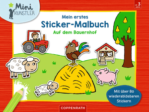 Mein 1. Sticker-Malbuch - Auf dem Bauernhof (Mini-Künstler)