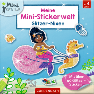 SPIEGELBURG  Mijn mini stickerwereld - glitter zeemeerminnen (minikunstenaars)