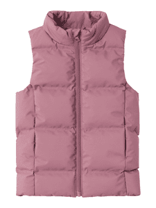 Gilet long Nmfmellow Wistful Mauve