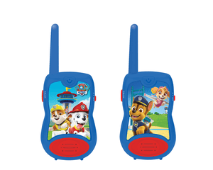 Talkie-walkie enfant Pat Patrouille portée 120 m clip lot de 2