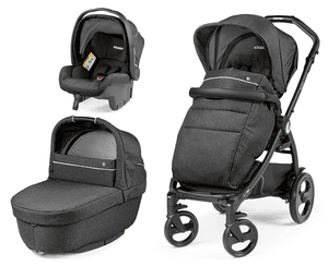 PegPerego Combi Kinderwagen 3-in-1 Book Smart Titan ium