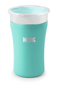 Tasse enfant Magic Cup isotherme inox turquoise 230 ml