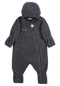 Overall Fleece anthrazit melange