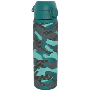 Trinkflasche auslaufsicher 500 ml Camouflage / Aqua